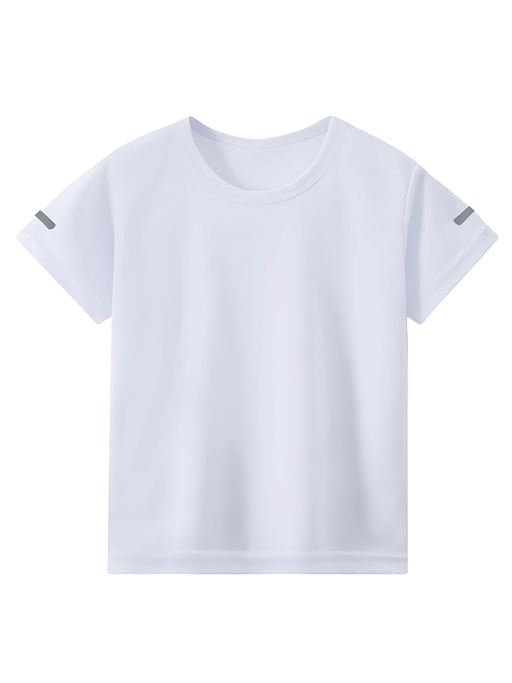 Quick-Drying Performance Short-Sleeved T-Shirt SF3125 in white, lightweight and moisture-wicking for sports and workouts.